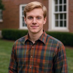 Overton Shirt Long Sleeve Wrinkle Free Button Down Brown Plaid Cotton Mens XL